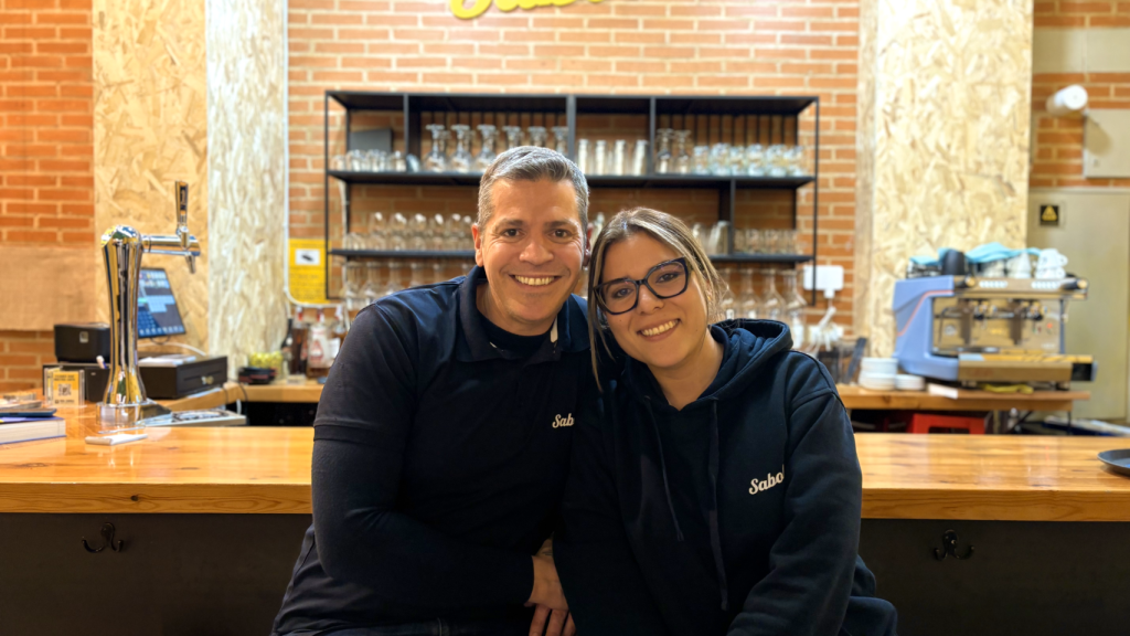 William y Alejandra, la pareja que gestiona Sabolé.