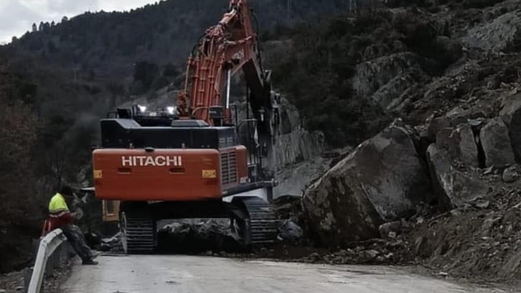 Las máquinas, sobre el terreno.