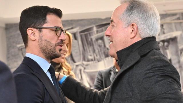 Fernando López junto a Jorge Mas.