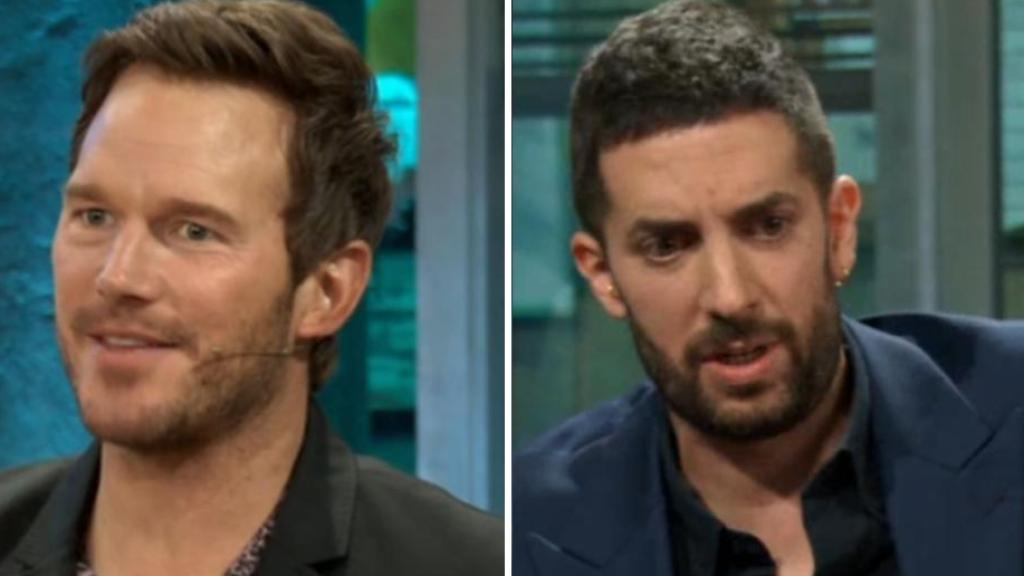 El actor Chris Pratt acudió a 'La Revuelta' este jueves.