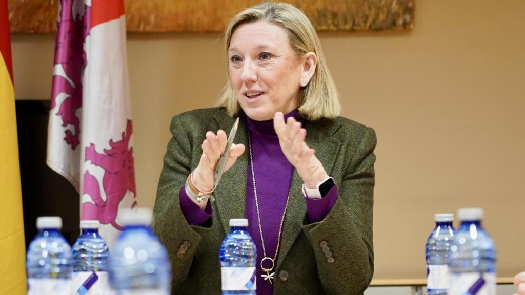 La vicepresidenta de la Junta de Castilla y León y consejera de Familia e Igualdad de Oportunidades, Isabel Blanco