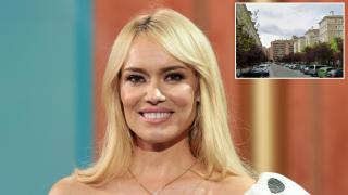 Montaje de una imagen de Patricia Conde y del barrio Cuatro de Marzo de Valladolid