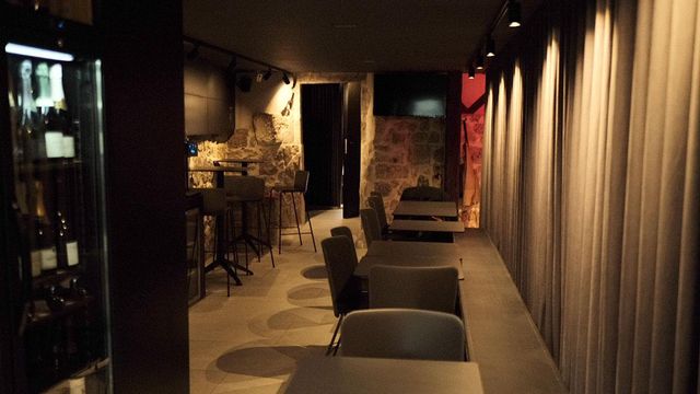 El interior de Tiempos Líquidos (Burgos).
