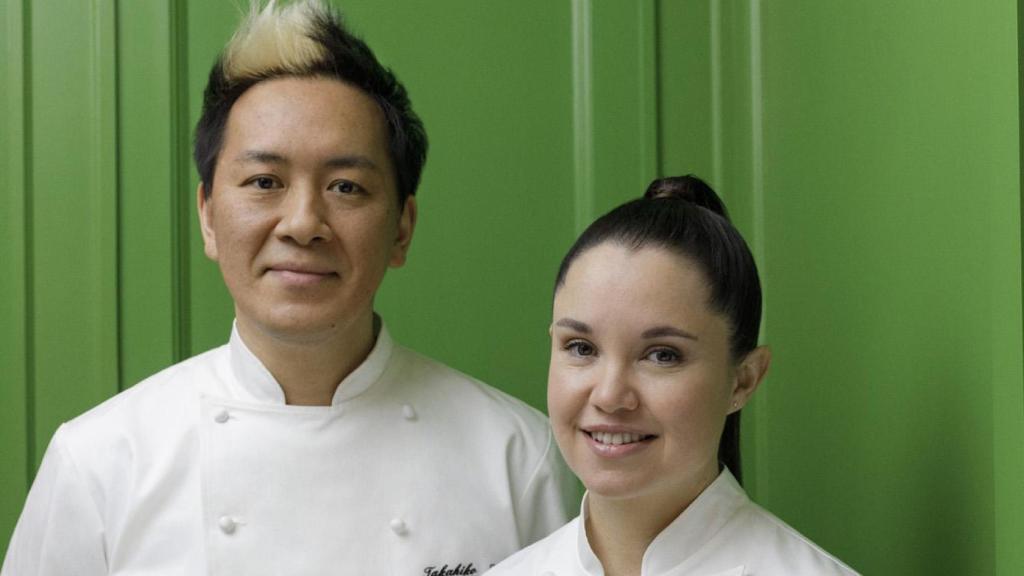 Karime Lopez e Takahiko Kondo Gucci Osteria.