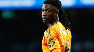 Eduardo Camavinga, con el Real Madrid