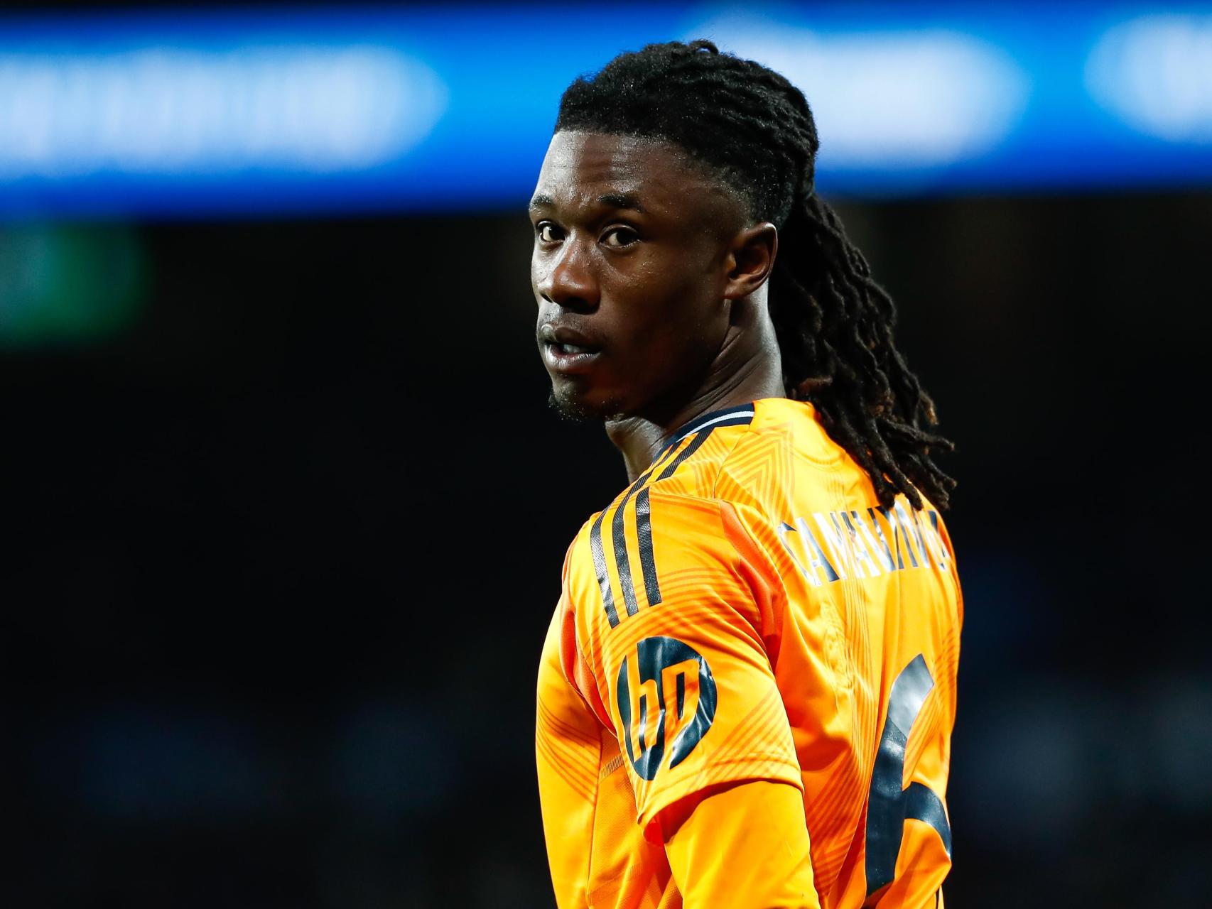 Eduardo Camavinga, con el Real Madrid