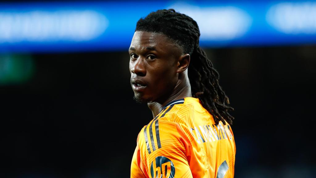 Eduardo Camavinga, con el Real Madrid