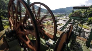 Castillete Pozo Sotón. Foto: Pozo Sotón - Hunosa