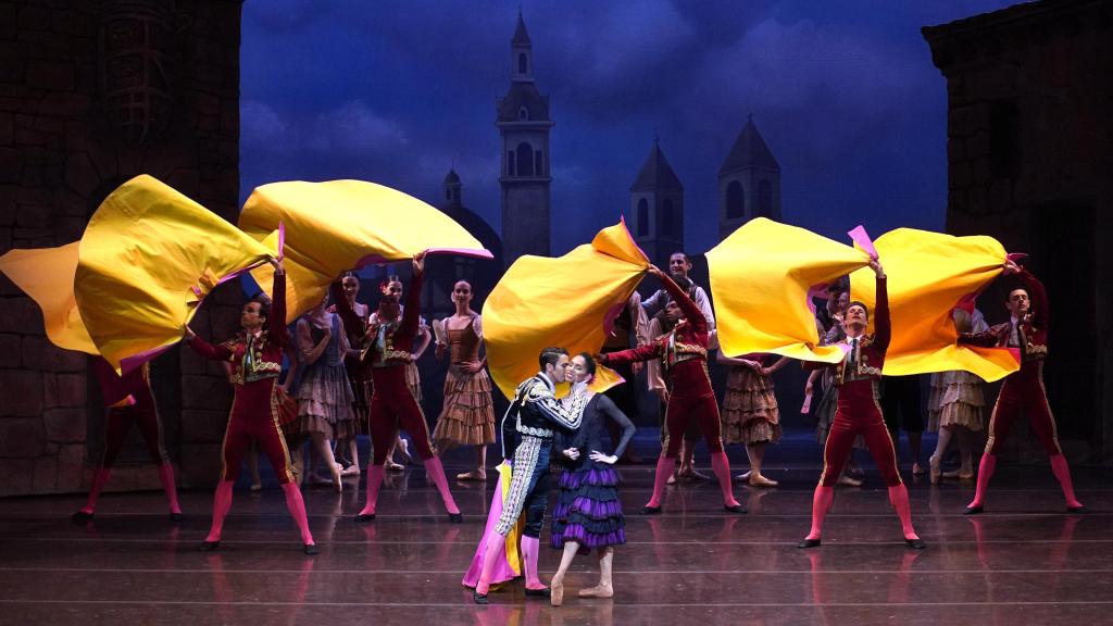 Un momento del espectáculo 'Don Quijote' en el Teatro Real. Foto: Javier del Real