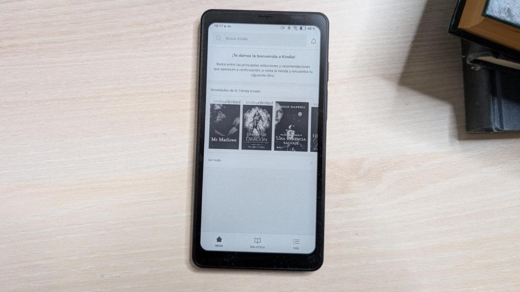La app de Amazon Kindle es compatible con el BOOX Palma 2