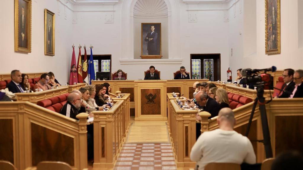 Imagen de archivo del Pleno del Ayuntamiento de Toledo.