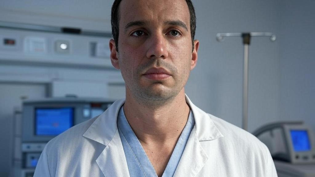 Médico en Urgencias de un hospital.