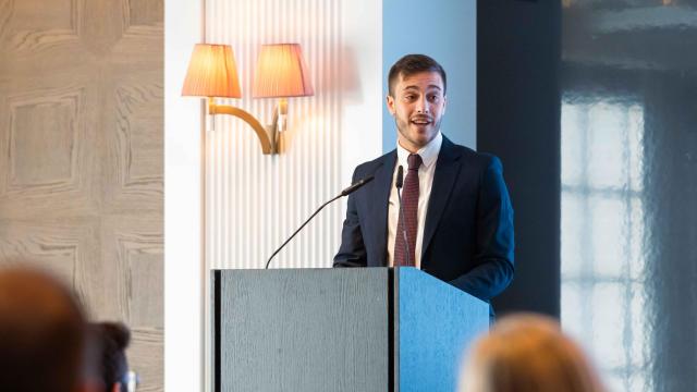 Víctor Hernández, presidente de ACIE, en la inauguración del  Congreso Anual de ACIE 2024.