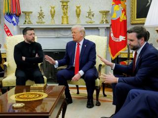 Donald Trump y J.D. Vance contra Zelenski.