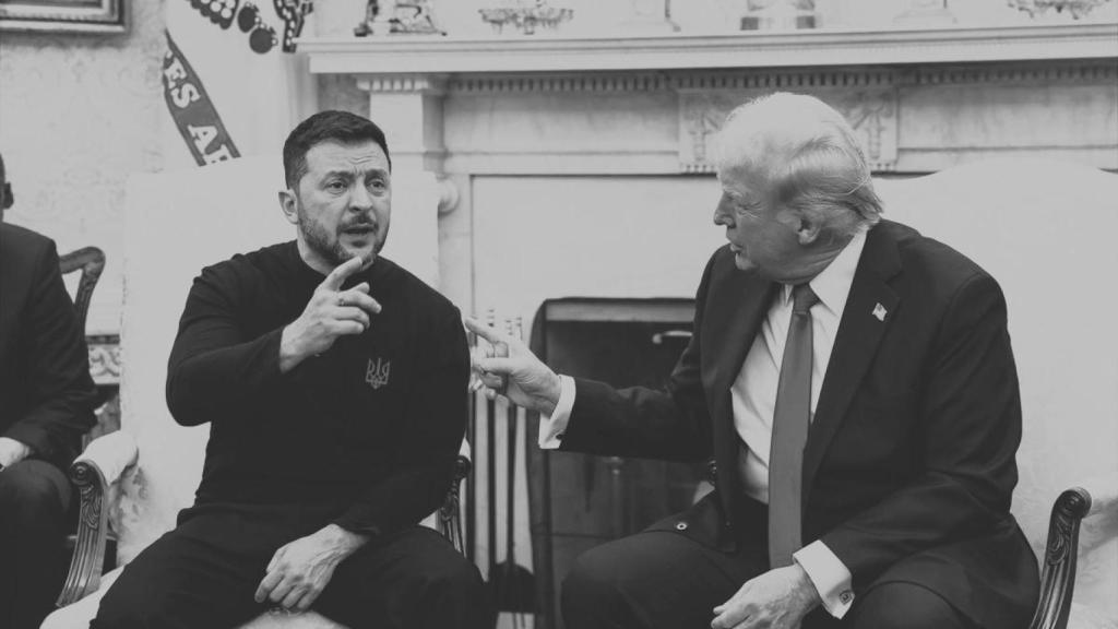 Volodímir Zelenski y Donald Trump, este viernes en la Casa Blanca.