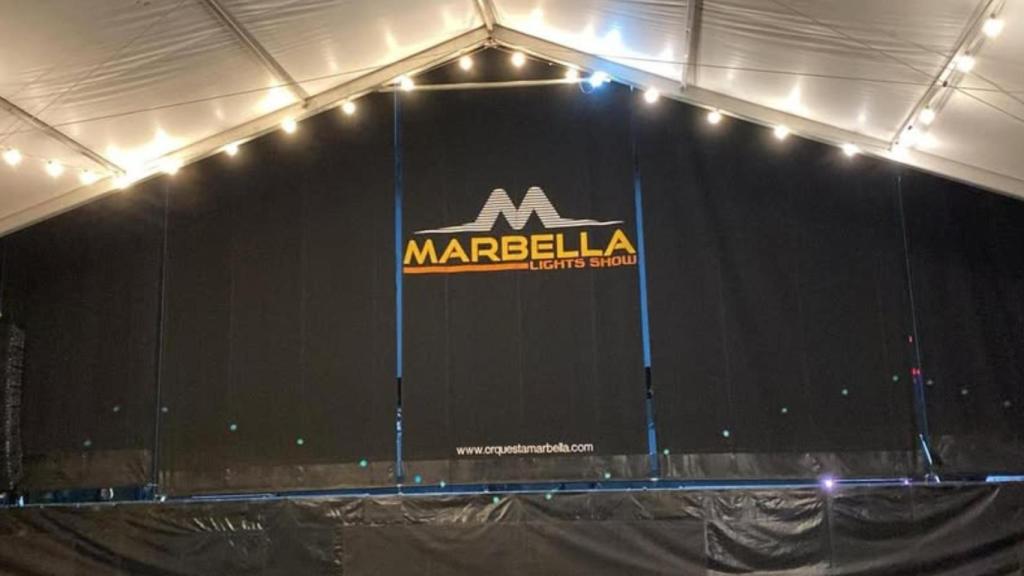 El escenario de la Orquesta Marbella en una foto de archivo.