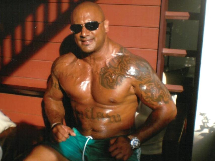 Chet antes de entrar en la cárcel.