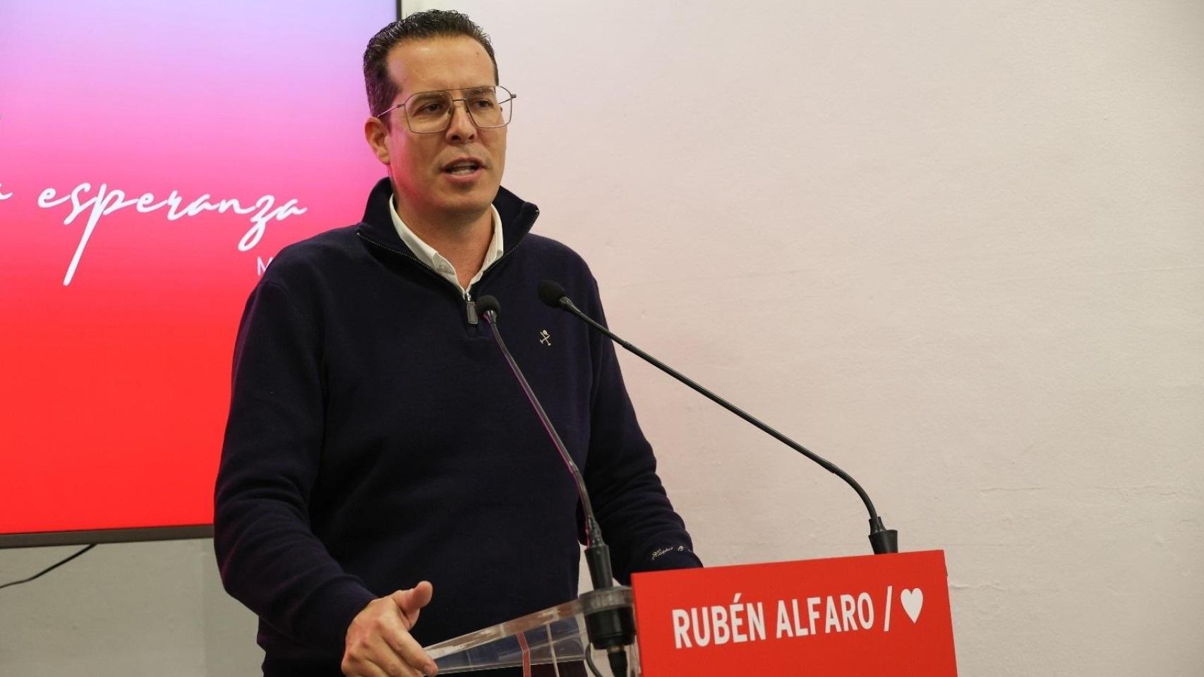 El secretario general del PSPV-PSOE, Rubén Alfaro. EE