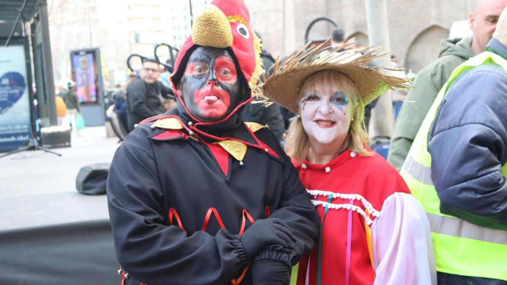 La liberación del Rey de Gallos por parte de Carnestolendas marca el pistoletazo de salida del Carnaval de Zaragoza
