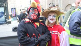 La liberación del Rey de Gallos por parte de Carnestolendas marca el pistoletazo de salida del Carnaval de Zaragoza