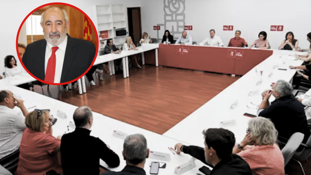 Una de las últimas ejecutivas del PSOE-Zaragoza.