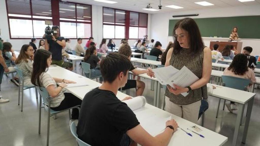 Examen de la Ebau en la UVa.