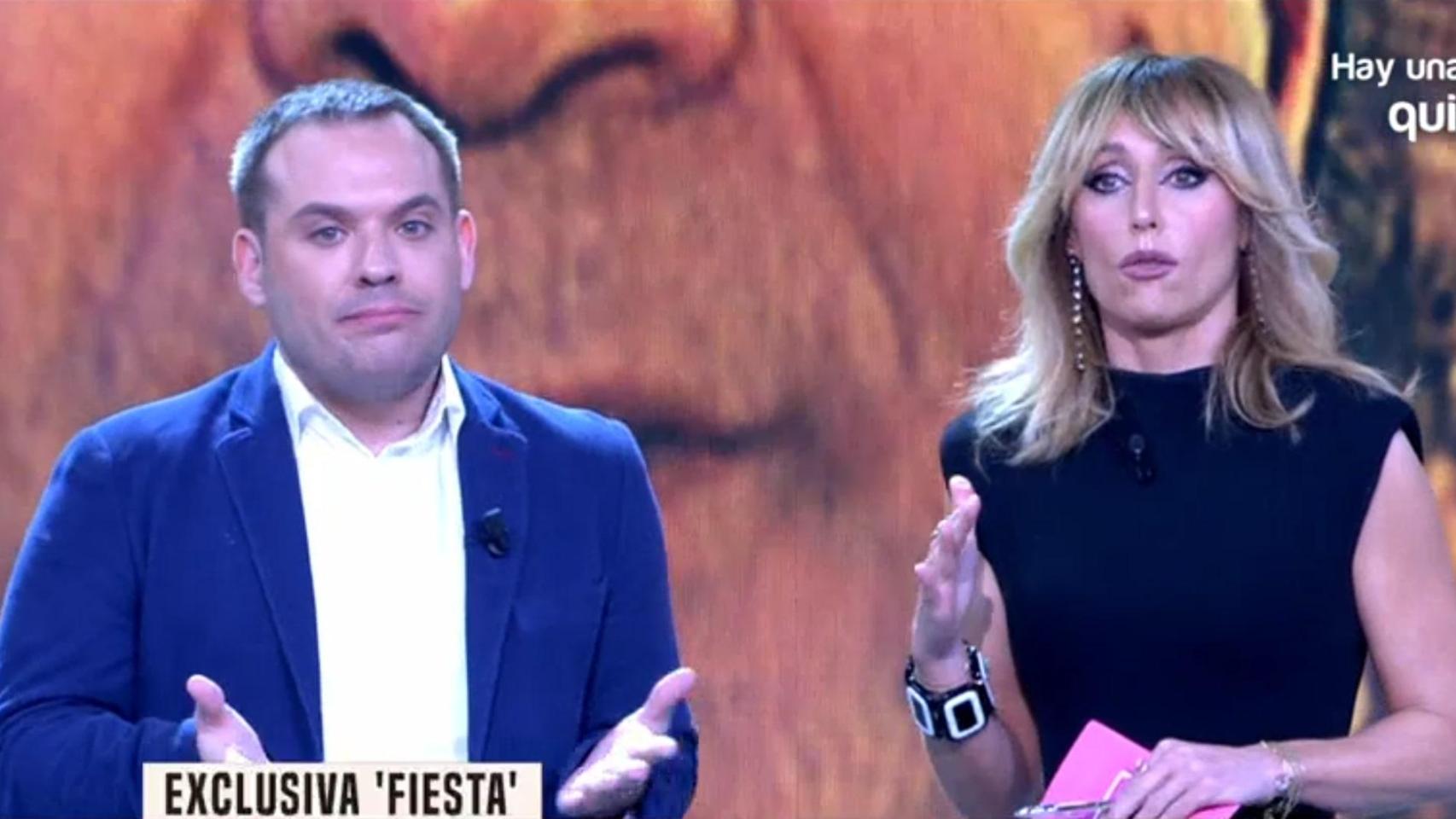Saúl Ortiz y Emma García en 'Fiesta'.