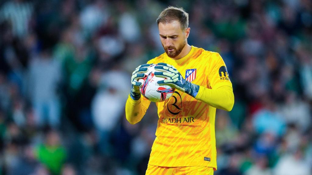 Jan Oblak, en un partido del Atlético de Madrid