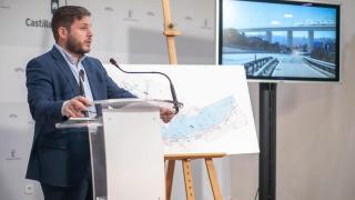 Nacho Hernando este sábado en rueda de prensa.