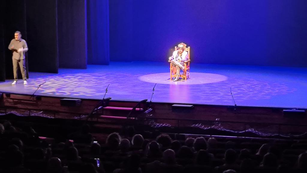 Javier Ruiz caracterizado como Alfonso X 'El Sabio'.