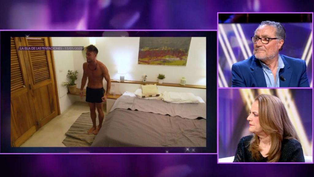 Luisa y Juan Carlos, padre de Montoya, en 'De viernes'.