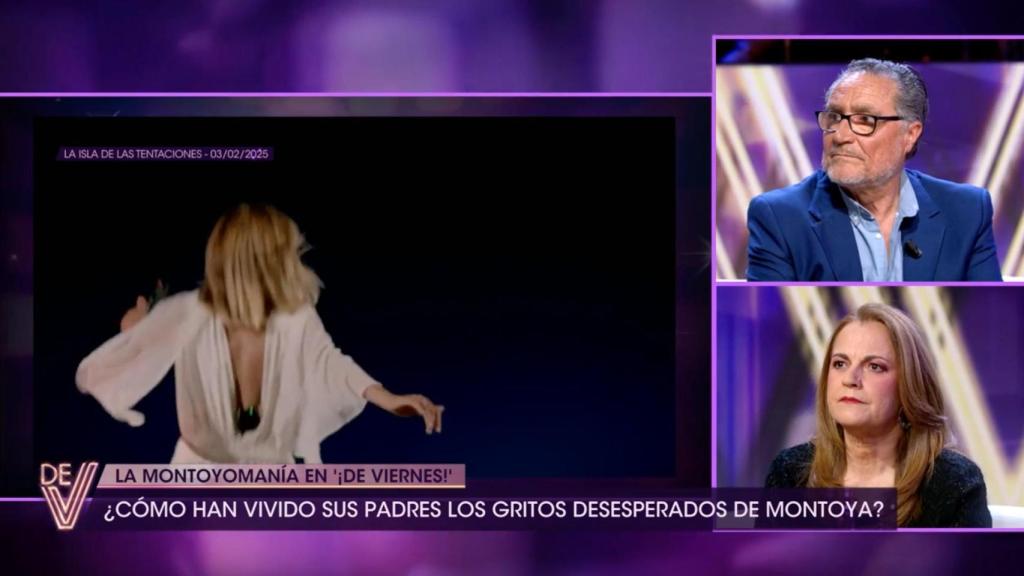 Luisa y Juan Carlos, padres de Montoya, en 'De viernes'.
