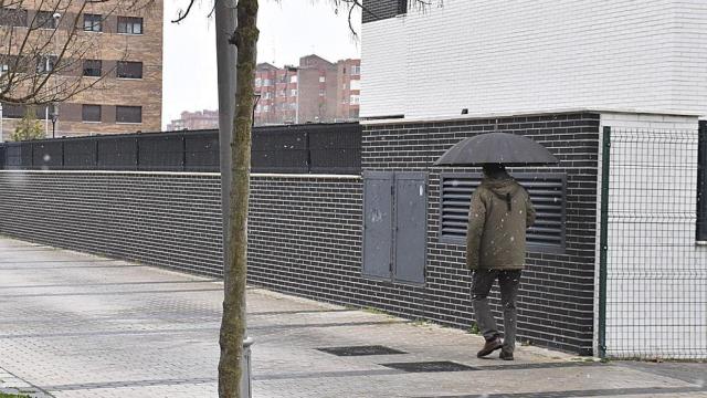 Nieva sobre Valladolid
