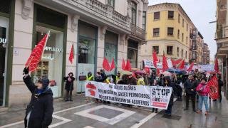 Manifestación contra las plantas de biogás en Zamora