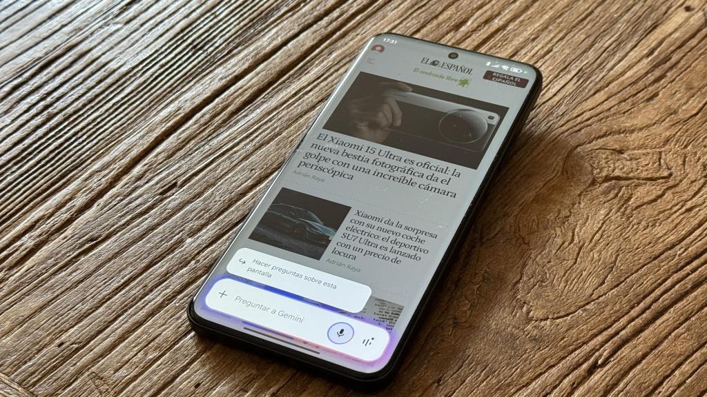 Gemini en Xiaomi 15 Ultra