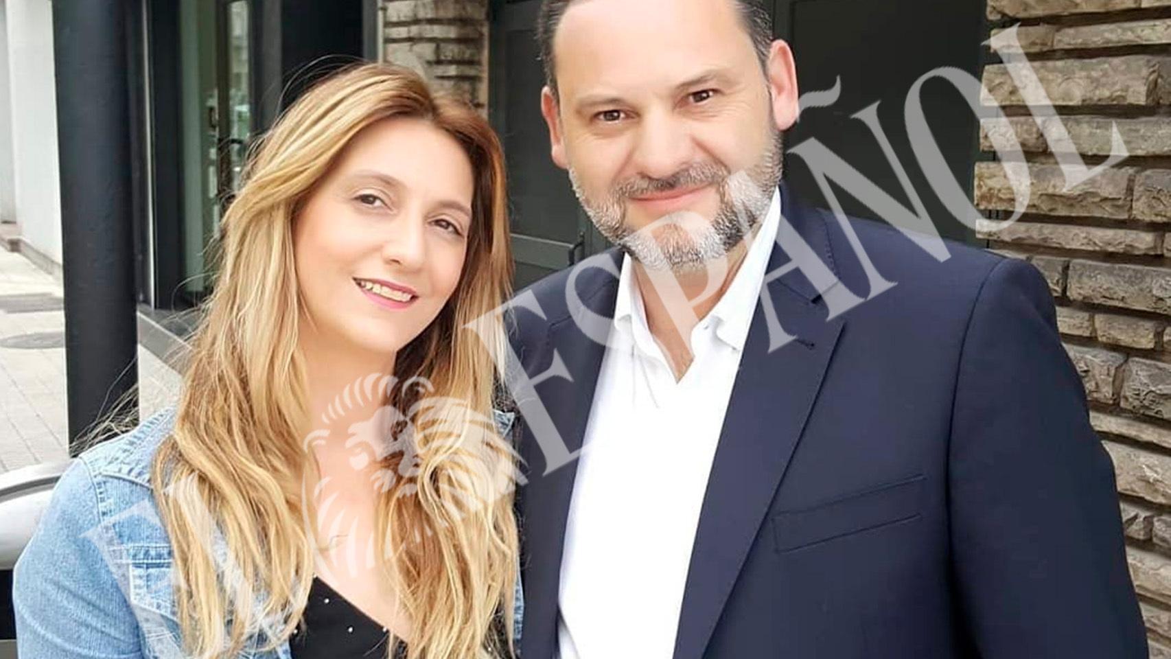 Claudia Montes, Miss Asturias, y José Luis Ábalos.