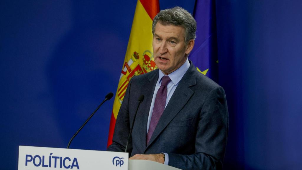 El líder del PP, Alberto Núñez Feijóo.