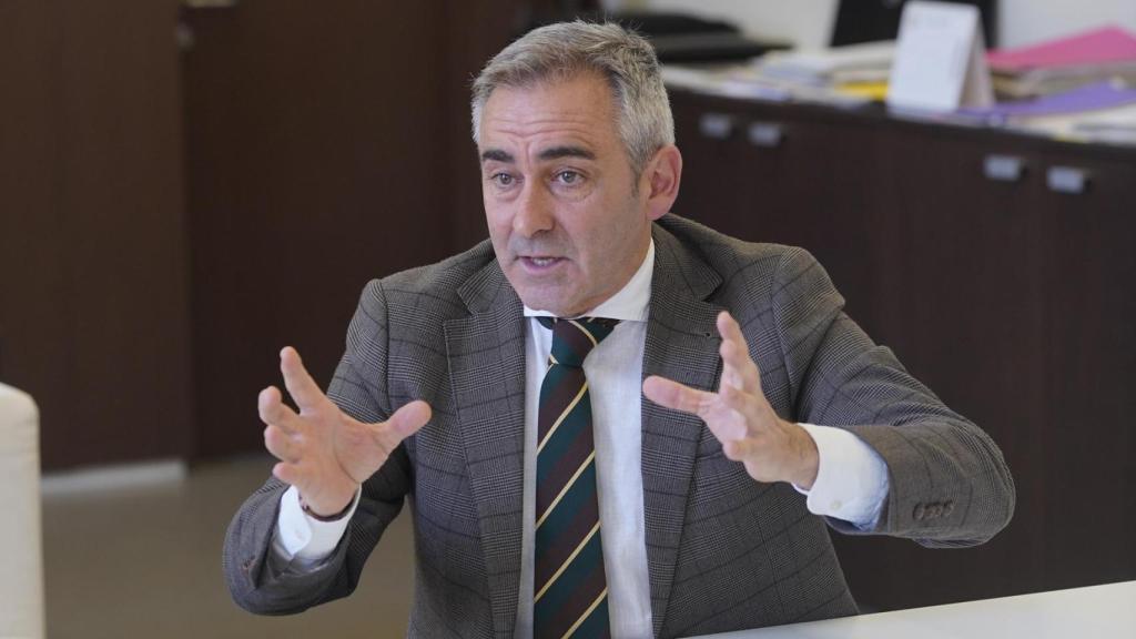 Miguel Barrachina, durante la entrevista.