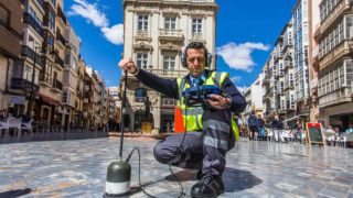 Archivo de un buscafugas en Cartagena.