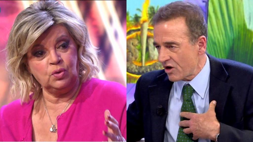 Terelu Campos y Alessandro Lequio, en un fotomontaje