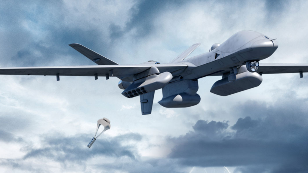 SeaGuardian desplegando una carga