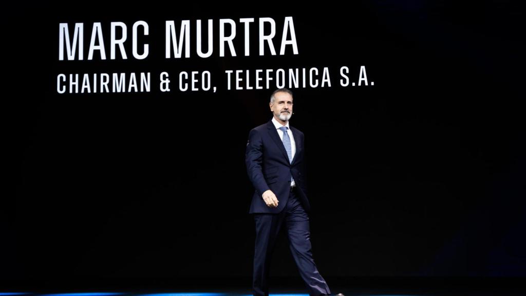 Marc Murtra, presidente ejecutivo de Telefónica, en la inauguración del MWC 2025.