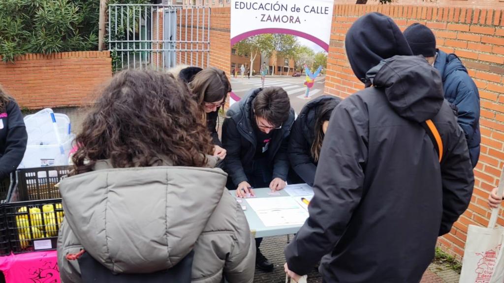 Encuentro de calle en Zamora