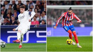 Fede Valverde y José María Giménez