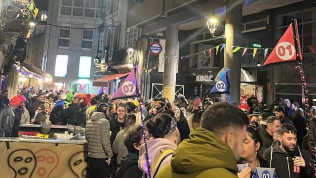 Calle Torreiro en el Carnaval 2025