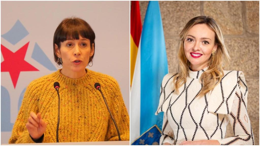 La conselleira Fabiola García y Ana Pontón (BNG).