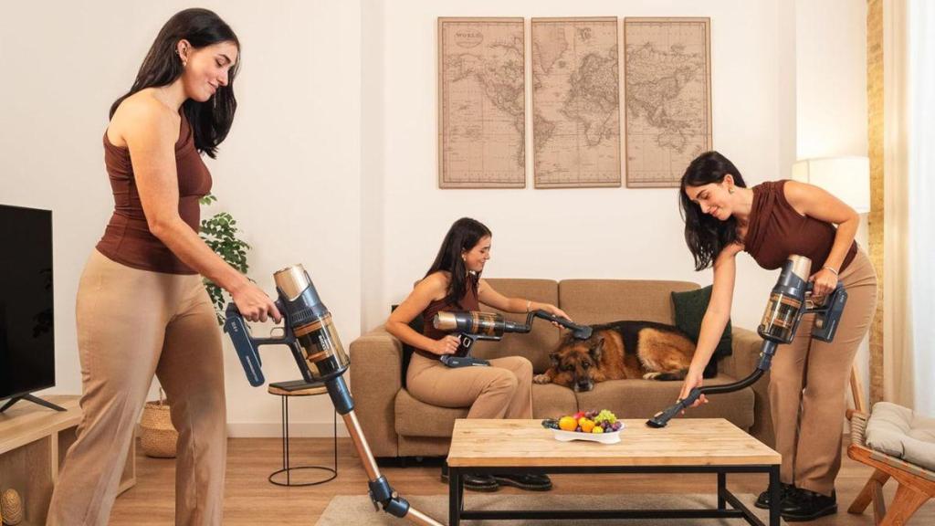 Aspiradora escoba sin cable Conga Rockstar 10500 Solar AquaPet Flex de Cecotec