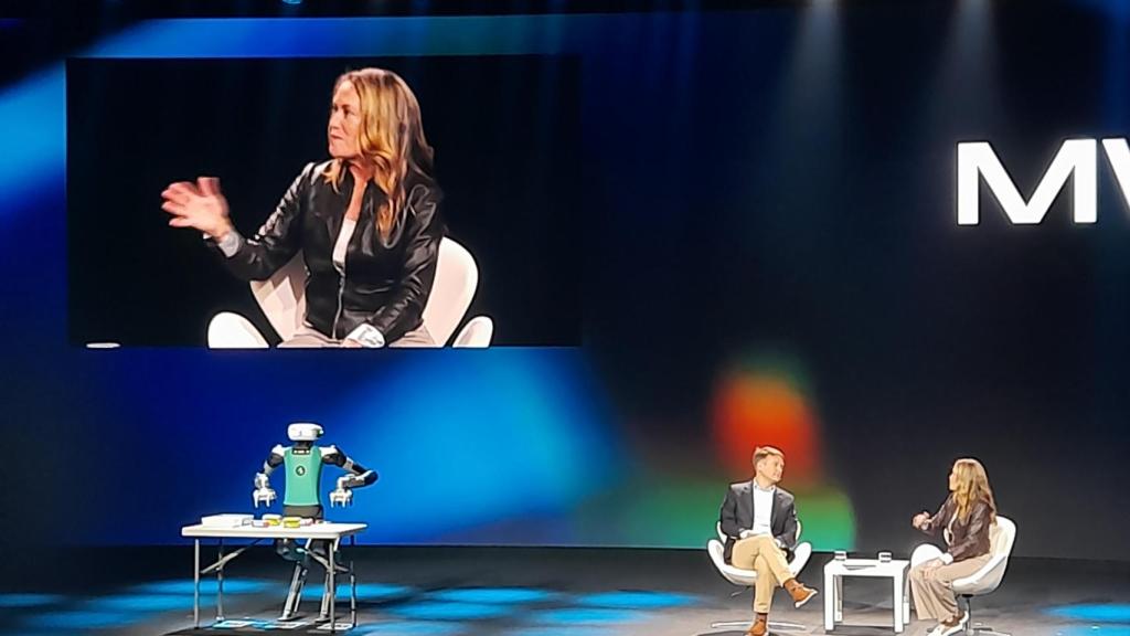 La CEO de Agility Robotics en su intervención de este 4 de marzo en MWC.