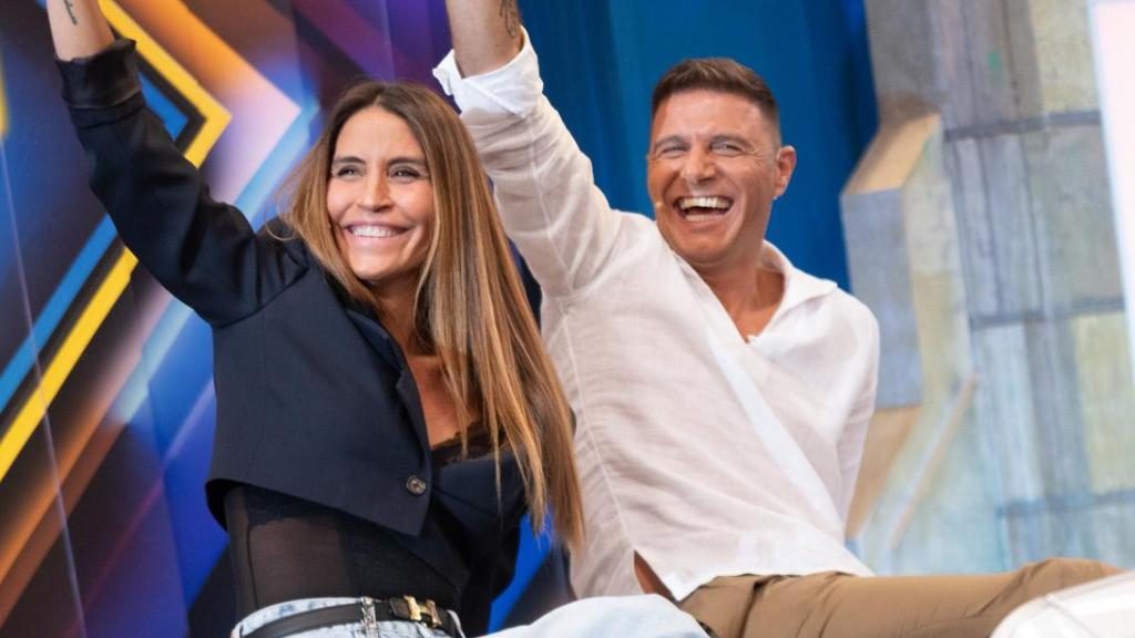 Joaquín Sánchez y Susana Saborido ajenos a la polémica.