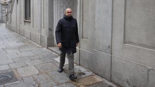 El jefe de gabinete del Ministerio de Hacienda, Carlos Moreno, este martes a su salida de declarar al Tribunal Supremo.